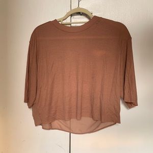 Alo workout top shortsleeve